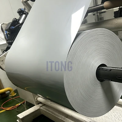 Griż PE Double-Roll tal-Folji Laminati b'ġenb